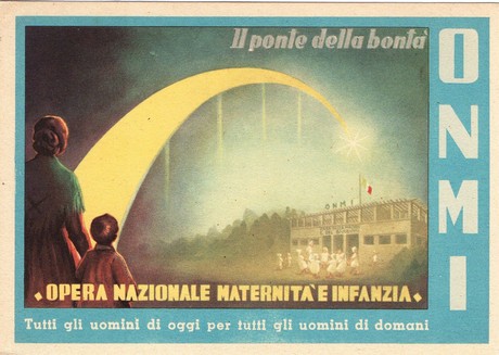 Fig. 5 - Cartolina propagandistica per l'ONMI